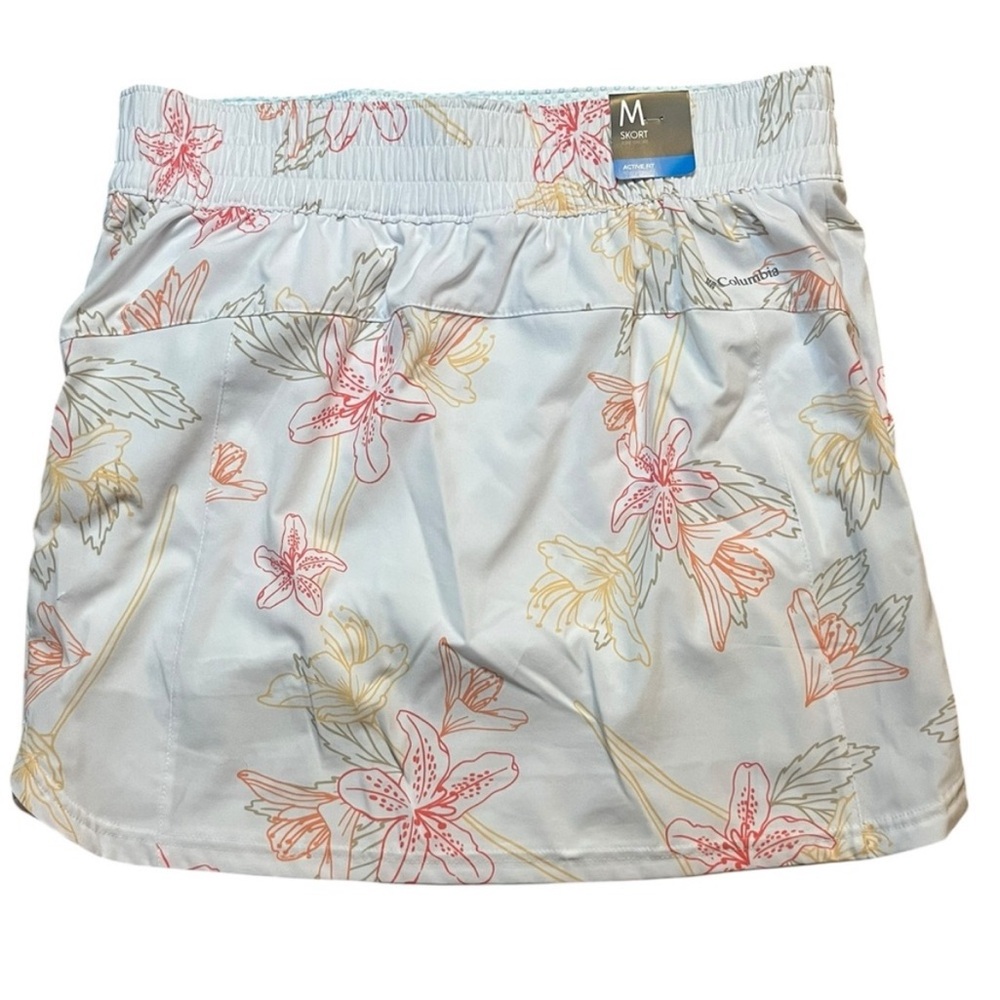 Columbia Women Medium Lazy Creek Chill Zero FS Printed Skort With Pockets NWT - Picture 10 of 10